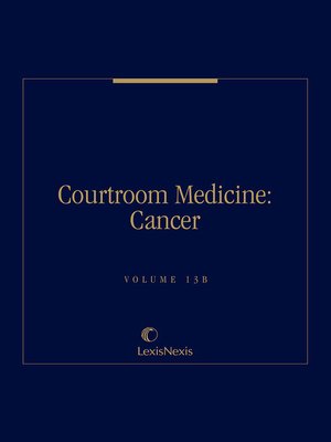 cover image of Courtroom Medicine: Cancer